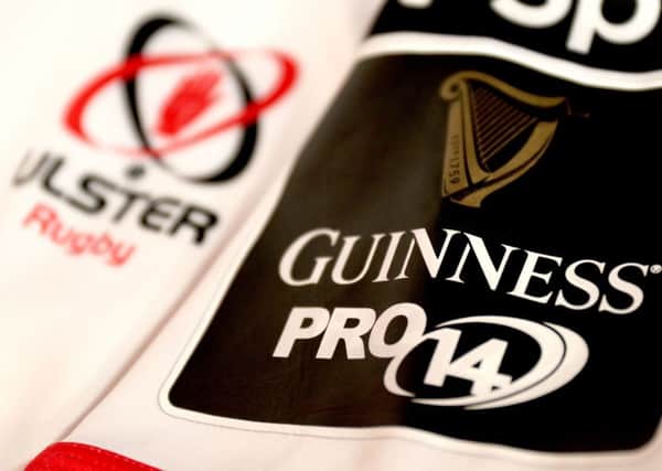 Guinness PRO14, Kingspan Stadium, Belfast 06/10/2017
Ulster vs Connacht
A view of a Guinness Pro14 badge on a Ulster jersey 
Mandatory Credit Â©INPHO/Dan Sheridan