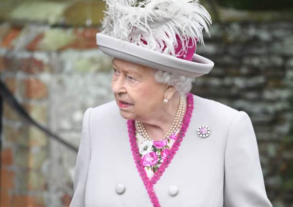 Queen Elizabeth II attends the Christmas Day morning church service at St Mary Magdalene Church in Sandringham, Norfolk. Photo: Joe Giddens/PA Wire