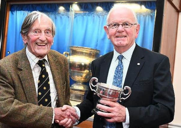 Ian Lynas was given the trophy on December 3 in recognition of his long service as a motoring writer, having worked as one as a full-time professional since 1987. He is pictured (right) with Arthur Jolley, RAIB archive chair