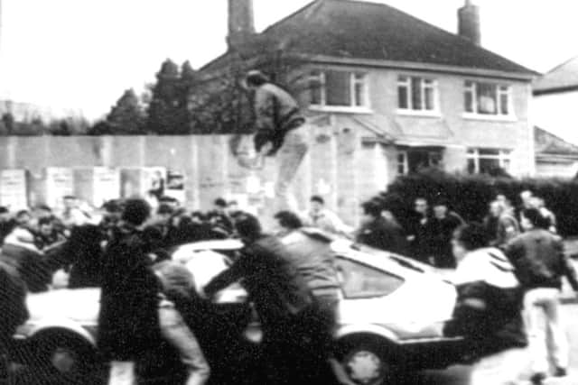 British Army Corporals Derek Wood and Corporal David Howes were trapped in their car before being tortured and shot after they came into the path of an IRA man's funeral