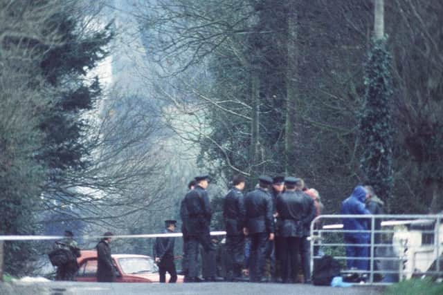 Scene of the Breen-Buchanan shooting, March 1989