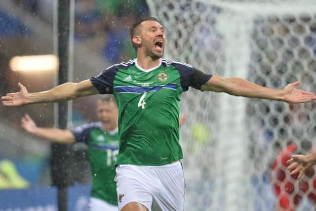 Northern Ireland's Gareth McAuley. 
Pic: Colm Lenaghan/Pacemaker