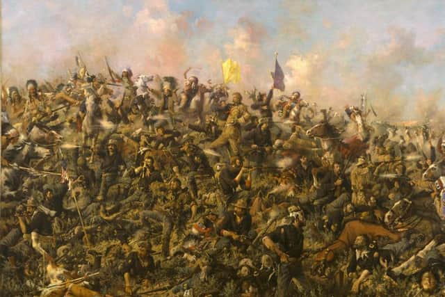 Custer's Last Stand. Painting by Edgar Samuel Paxson