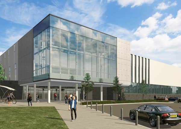 An artist's impression of the new Â£20m lesiure centre in east Belfast, due to open in Autumn 2019, which is being built on the site of the previous Robinson Centre