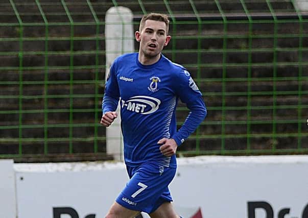 Dungannon Swifts' Daniel Hughes. Pic by Pacemaker.