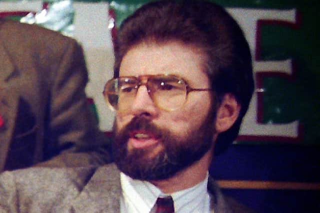Gerry Adams' 'mystique had been shattered' a US politician told Sir Patrick Mayhew in 1994