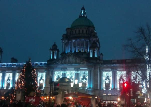 Belfast City Hall from Donegall Square North.  Pic: Ben Lowry
