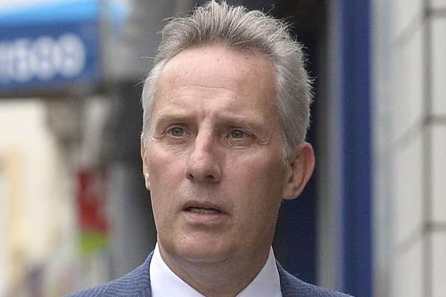 DUP MP Ian Paisley reacted angrily to remarks made by SDLP Mid and East Antrim councillor Declan OLoan