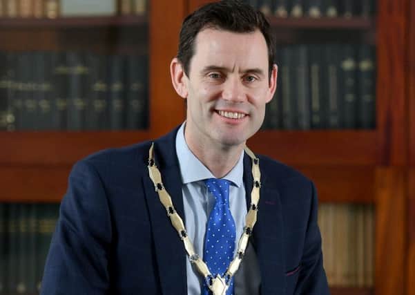 Ulster Society  chair Niall Harkin