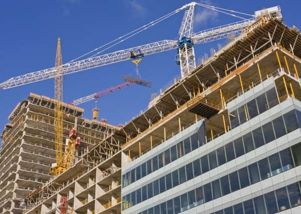 Construction has  been hit by a logjam of delayed public sector projects