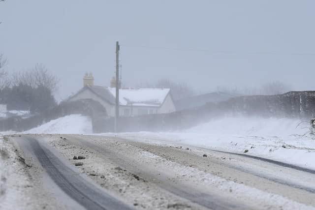 Snowfall in Carryduff, Co. Down, in 2018. (Photo: Pacemaker/Arthur Allison)