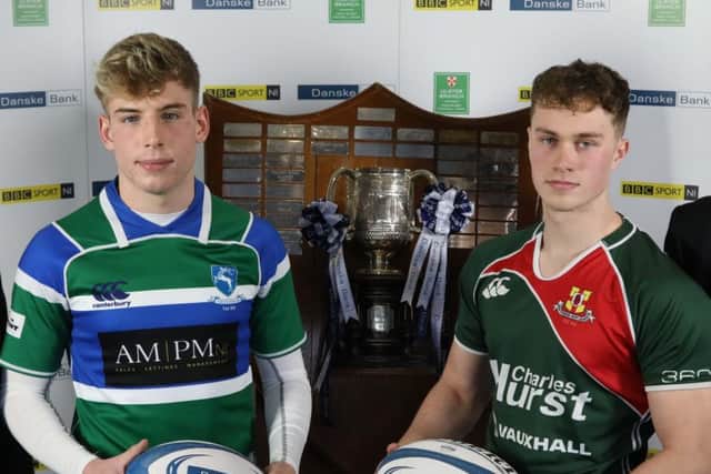 Josh Malcolm, Grosvenor Grammar School, and Matthew Chapman, Friends School Lisburn