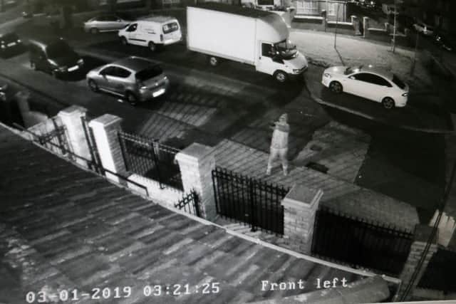 A still image from the CCTV footage showing the incident. 

Picture by Jonathan Porter/PressEye