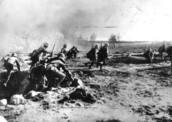 German stormtroopers during the 1918 Spring Offensive