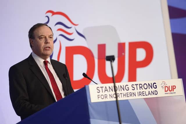 DUP deputy leader Nigel Dodds MP. 
Picture By: Arthur Allison/Pacemaker Press