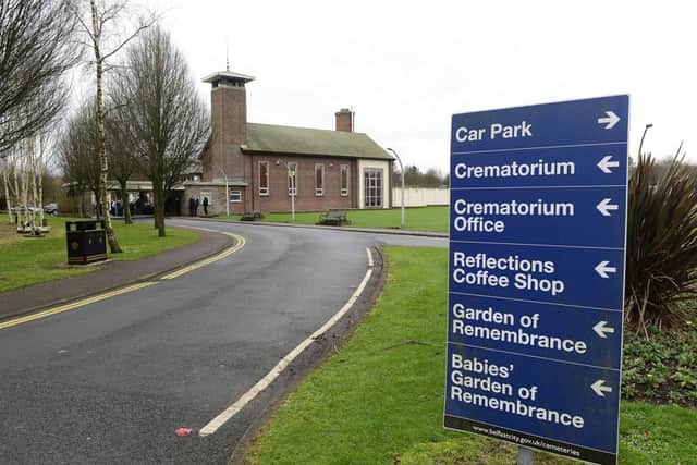 The City of Belfast Crematorium at Roselawn Cemetery opened in 1961. It is still the only crematorium in Northern Ireland. Pic by Arthur Allison, Pacemaker.