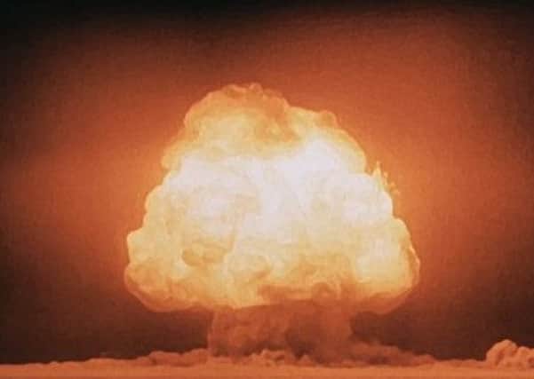 The Manhattan Project - The mushroom cloud in July 1945 was the first detonation of a nuclear weapon