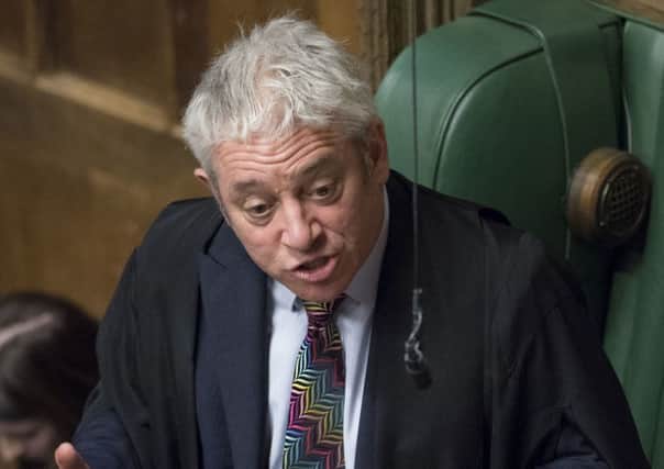 Commons Speaker John Bercow selected the motions to be  voted upon ahead of the main Withdrawal Agreement vote