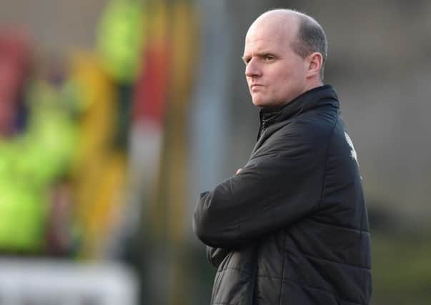 Cliftonville boss Barry Gray. Pic by Pacemaker.