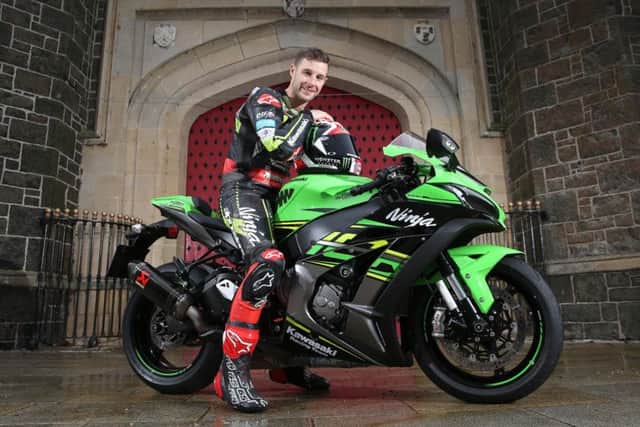 World Superbike champion Jonathan Rea pictured in Antrim on Tuesday.