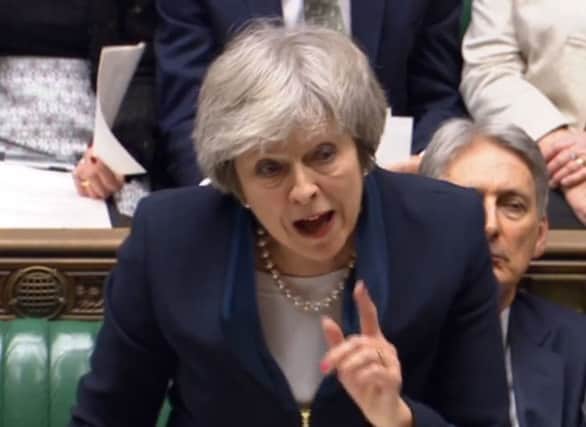Prime Minister Theresa May speaks at the conclusion of the debate ahead of a vote on her Brexit deal in the House of Commons, London. Pic: House of Commons/PA Wire
