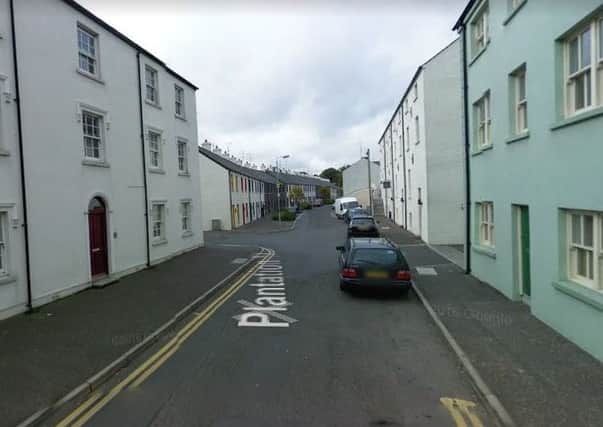 The incident occurred in the Plantation Street area of Killyleagh. Pic by Google