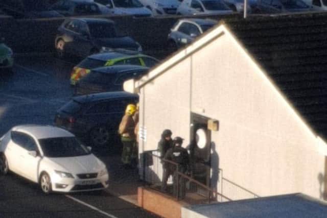 Police surround GP Out of Hours Service at Craigavon Hospital