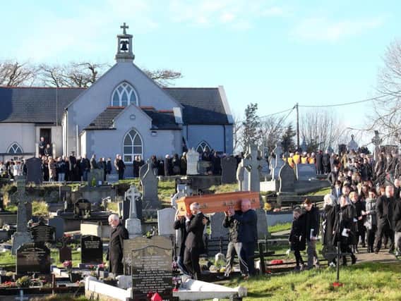 Sean Byrne's funeral