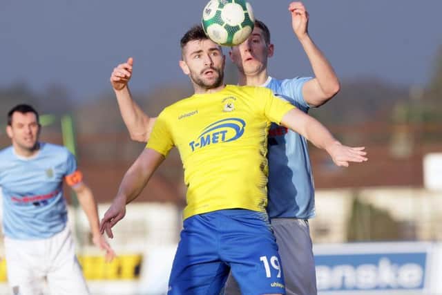 Coleraine have completed the signing of Cormac Burke from Dungannon Swifts