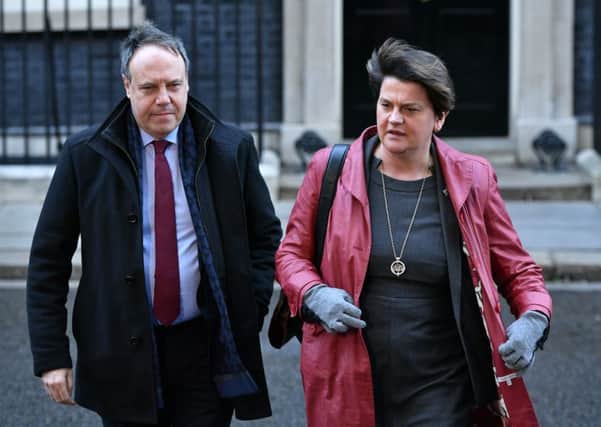 Arlene Foster and Nigel Dodds have set out one red line which logically could see them back the hardest of Brexits or the softest of Brexits