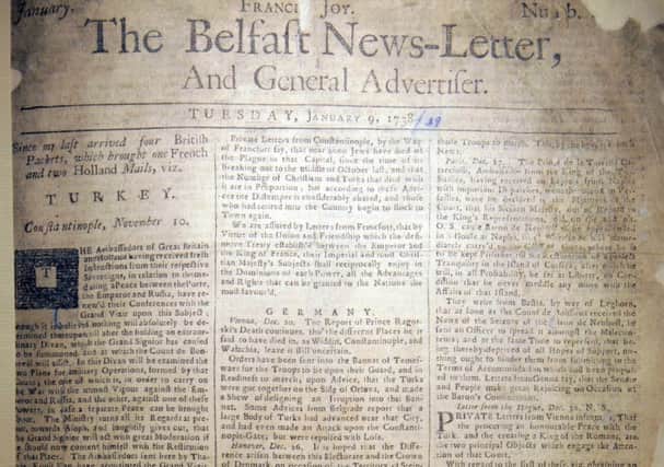 The fifth surviving News Letter, dated January 9 1738 (which is in fact equivalent to January 20 1739 in the modern calendar).