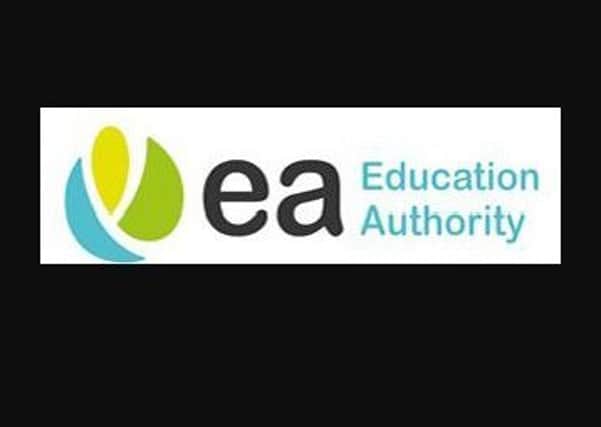 The Education Authority said the style and use of a corporate logo is entirely an operational matter