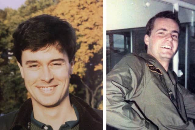 Flight Lieutenants Jonathan Tapper (left) and Richard Cook, the two the pilots of the RAF Chinook, were initially found guilty of gross negligence regarding the crash in which they were killed. However they were later completely cleared, after a long campaign by their families and supporters. Photo: Chris Bacon/PA Wire