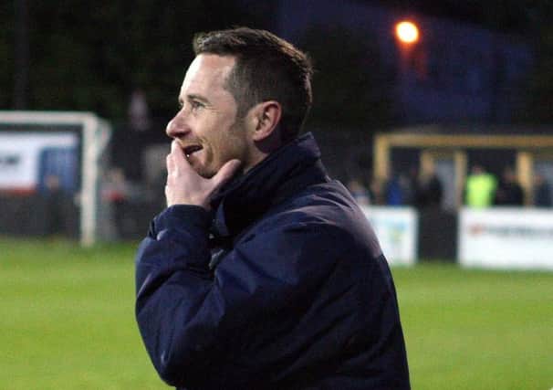 Newry City AFC manager Darren Mullen
