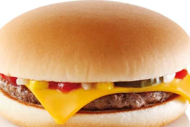 McDonald's is giving away free cheeseburgers.