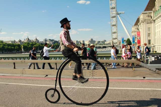 A penny farthing tour, available through MakeMyDay.