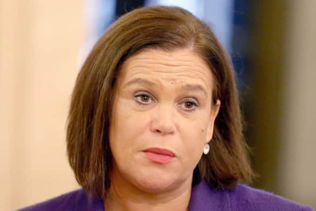 Mary Lou McDonald called for the setting up of an all-Ireland forum to build for Irish unity