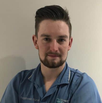 Chris Maguire, an A&E nurse at the Ulster Hospital, Dundonald