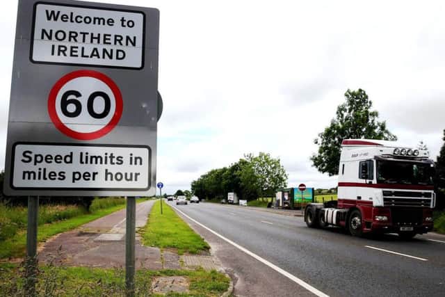 The border between Northern Ireland and the Republic of Ireland.