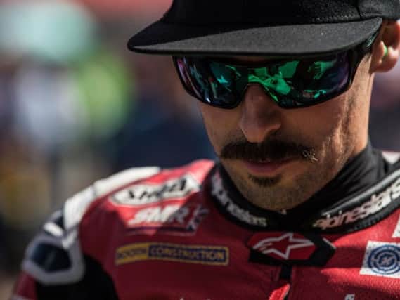 Eugene Laverty rode the Team Go Eleven Ducati V4 R for the first time at Jerez in Spain.