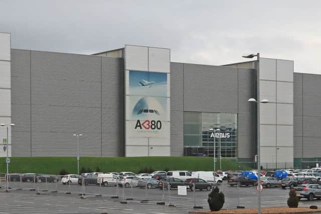The Airbus wing assembly factory in Broughton, North Wales, employs 6,000