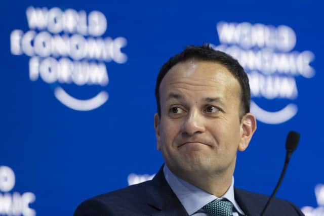 Leo Varadkar told the World Economic Forum the UK would face enormous difficulties if the border issue is not resolved