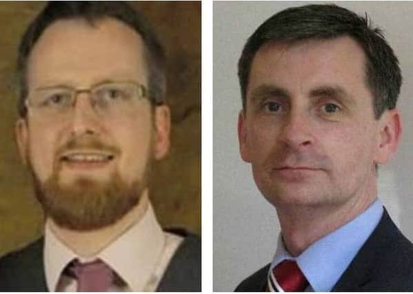 David Cather, left, and Tom Smith - the only publicly-declared DUP remainers
