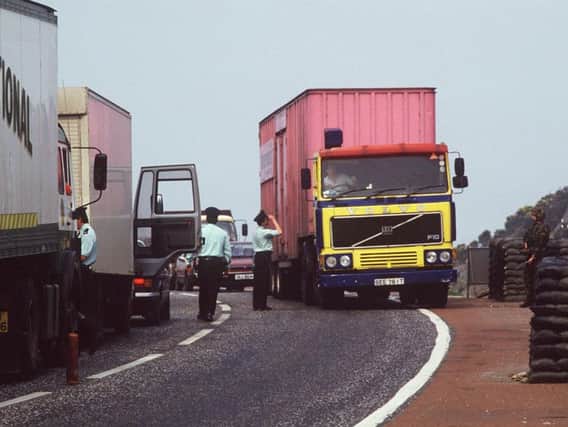 The border from NI to the republic many years ago