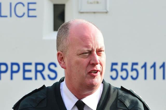 P.S.N.I. Chief Constable, George Hamilton.