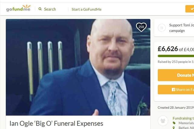 Donations have been flooding in to help Mr Ogle's family with the cost of his funeral.