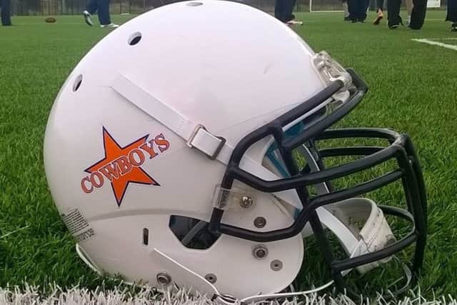 Craigavon Cowboys helmet