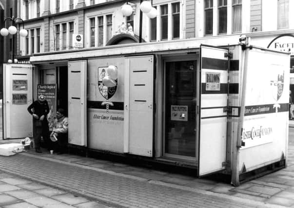 One of the Ulster Cancer Foundation's earliest mobile cancer information units