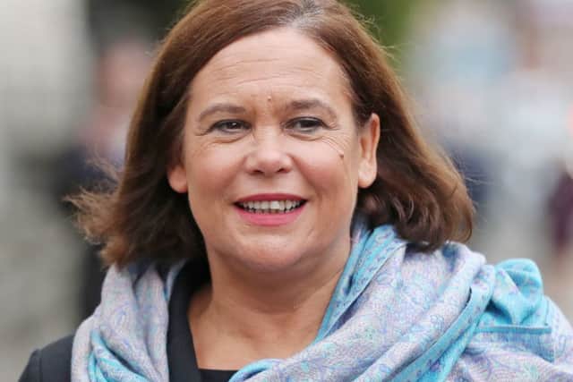 Sinn Fein leader Mary Lou McDonald
