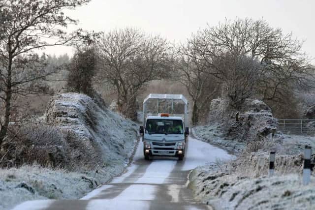 A winter scene in north Antrim near Ballymoney. (Photo: McAuley Multimedia)